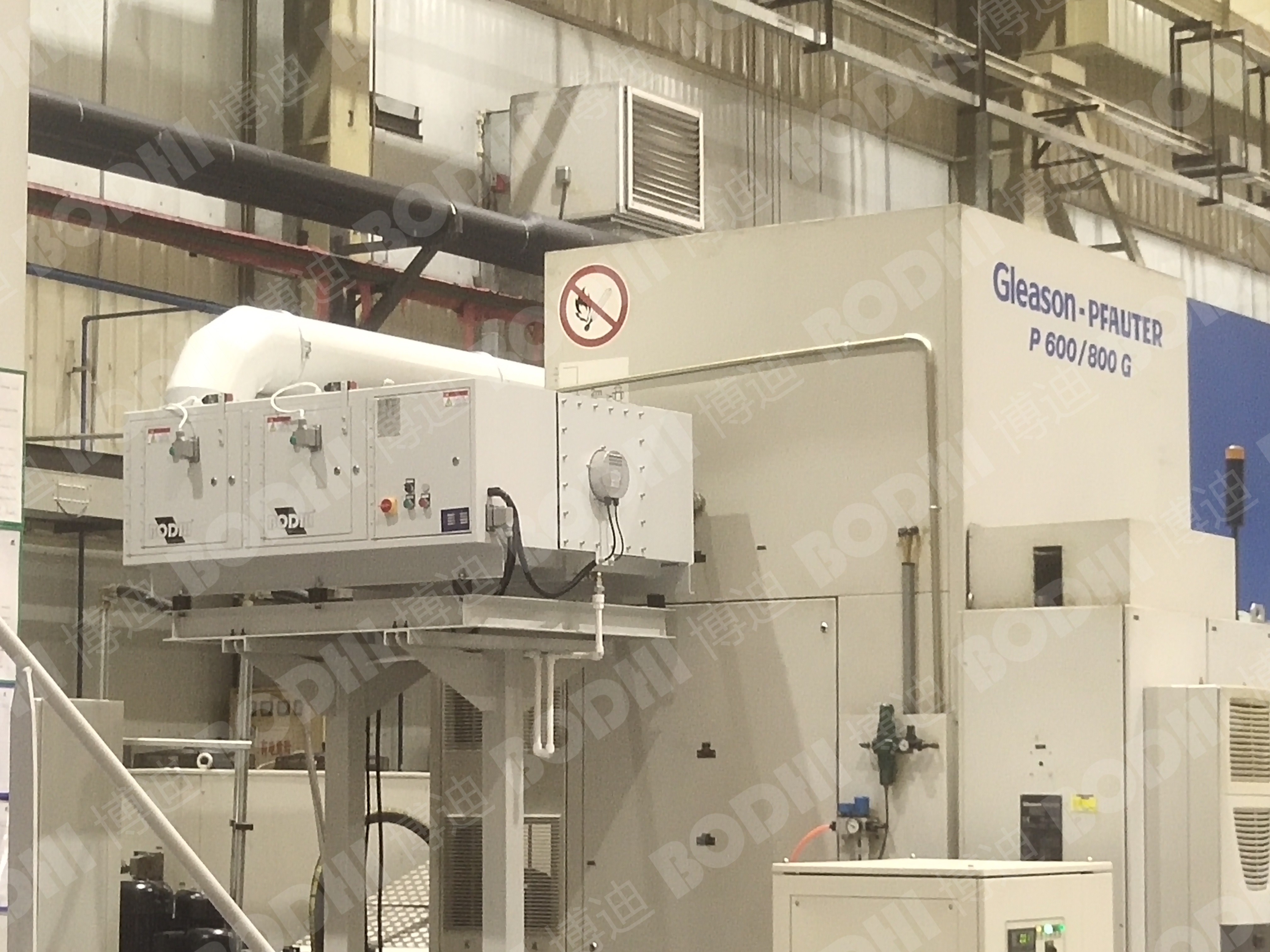 格里森大型滚齿机磨齿机油雾净化处理