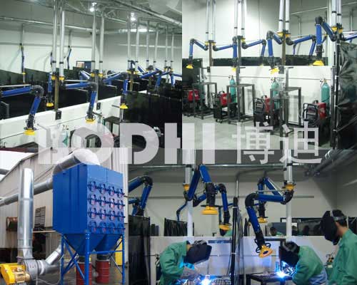 换热器加工车间焊烟除尘净化工程案例 换热器加工车间焊烟除尘净化工程案例
